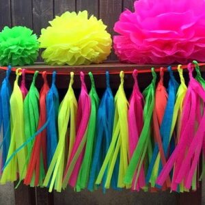 Varal de Franjas NEON COLORS Luxo