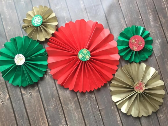 NATAL Conjunto Fioratas SEDA de Parede Decoração