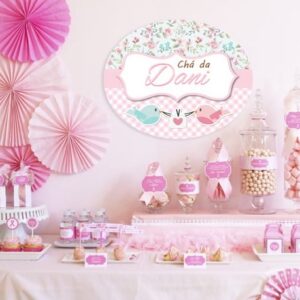 Conjunto Fioratas de Parede ROSA CLEAN