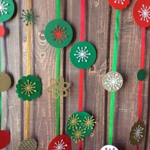 Fitas de NATAL Cortina Painel LUXO