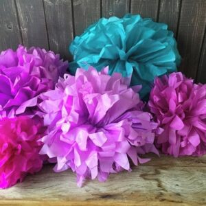 Conjunto Pompons CORES LUXO