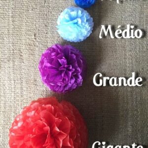 Conjunto Pompons CORES LINDAS