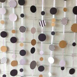 Fitas de POÁS Papel Cores Scrap Preto e Branco Craft Dourado