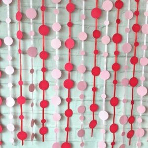 Fitas de Poás Papel Cores Scrap Vermelho e Rosa