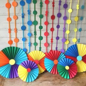 SUPER Kit Fioratas e Fitas de Poás COLOR MIX LUXO Arco-Íris