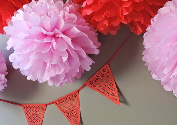 Pompons Seda Festa Chic Glam