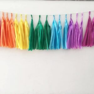 Varal de Franjas Decoração Cores
