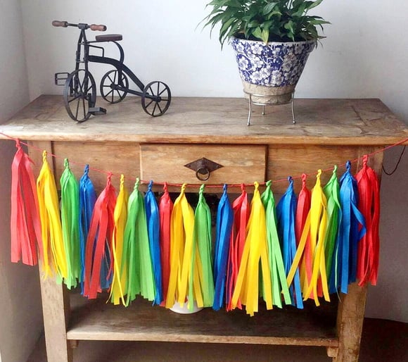Tassel Garland Franjas Luxo Kids Lego Circo