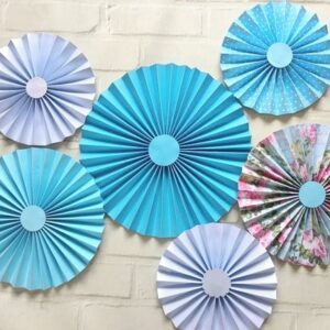 Painel Fioratas LUXO Turquesa FLORAL 6