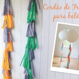 Cordão de Franja para balão LUXO Color