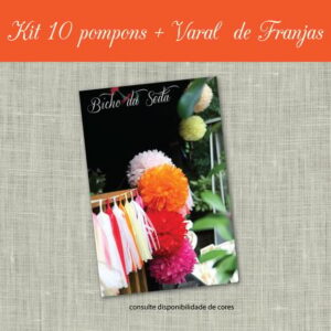 Kit Decoração MIXED Pompom e Varal