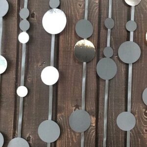 Painel de POÁS Bolas Scrap Cortina SILVER
