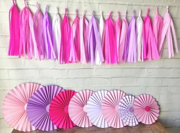 SUPER Kit Fioratas e Varal MUNDO ROSA LUXO Promoção