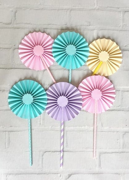 Candy Fioratas no Canudo Americano Decoração Mesa