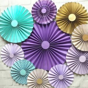 Fioratas Painel LUXO TIFFANY Roxo e DOURADO