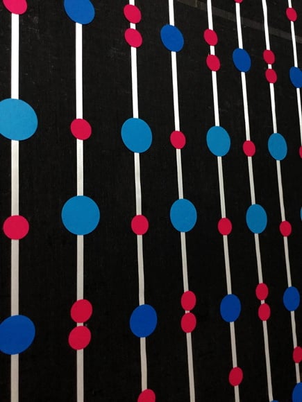 Painel de POÁS Cortina Scrap RED and BLUE