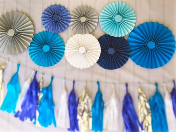Conjunto Fioratas e Varal LUXO BLUE
