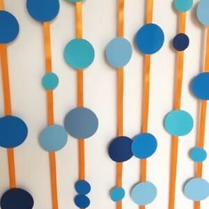 Fitas de POÁS Papel Cores Scrap AZUIS