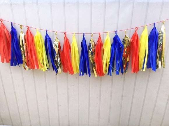 Varal Franja Decoração CIRCO