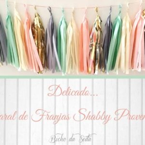Varal de Franjas Gold Provençal Shabby
