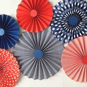 Fioratas Painel LUXO RED BLUE NAVY Glamour 6