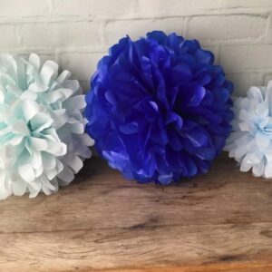 POMPONS Festa CORES Glam AZUL
