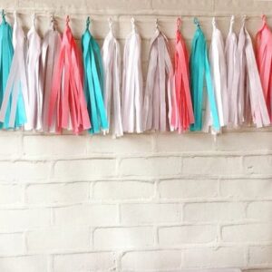 Tassel Garland Franjas LUXO Tiffany e Salmão