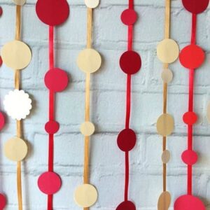 Fitas de POÁS Papel Cores Scrap LUXO RED GOLD