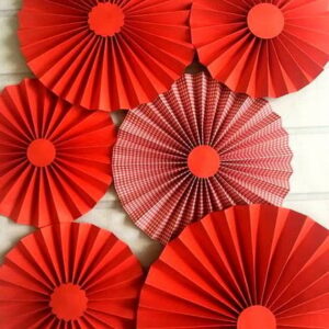 Conjunto Fioratas Painel LUXO RED 6
