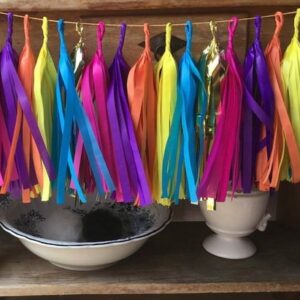 Varal de Franjas Decoração ALLEGRA PARTY TROLLS