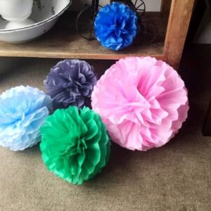 Conjunto Pompons CORES LUXO