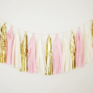 Varal de Franjas Decoração Menina LUXO