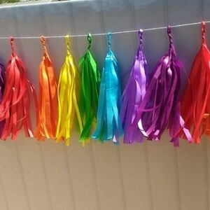 Varal de Franjas Decoração SUPER COLORS