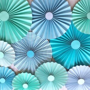 Fioratas Painel Leque Acqua e Blue 10 Flow