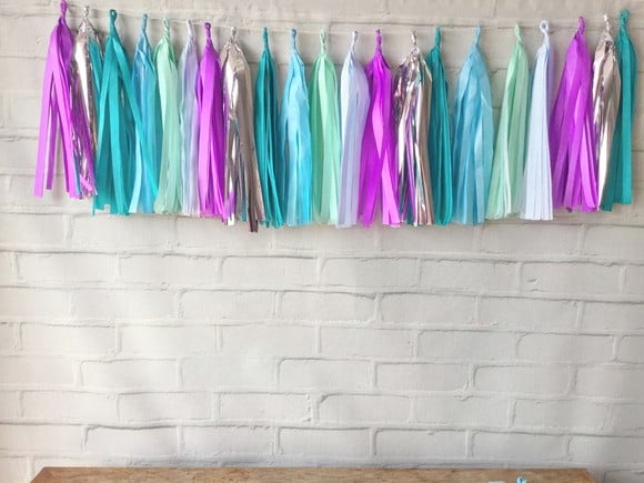 Varal de Franjas Decoração Tassel FROZEN