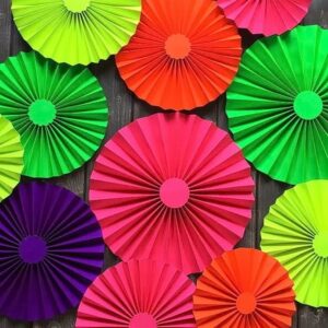 NEON Fioratas Painel Neon Party 10 Rosetas