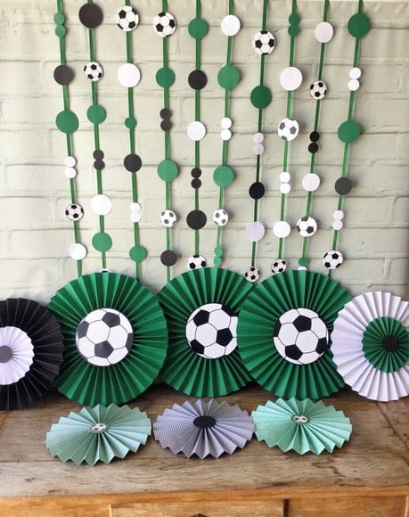 Festa Futebol Super Brasil Kit Fioratas e Fitas de Poás