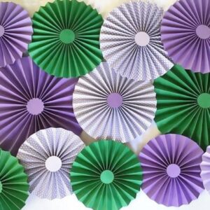 Painel COLORS Roxo e Verde GLAM 13