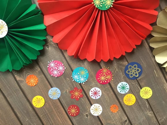 NATAL Conjunto Fioratas SEDA de Parede Decoração - Imagem 2