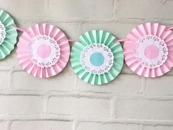 Varal de Mini FIORATAS com Renda CANDY COLORS - Imagem 2