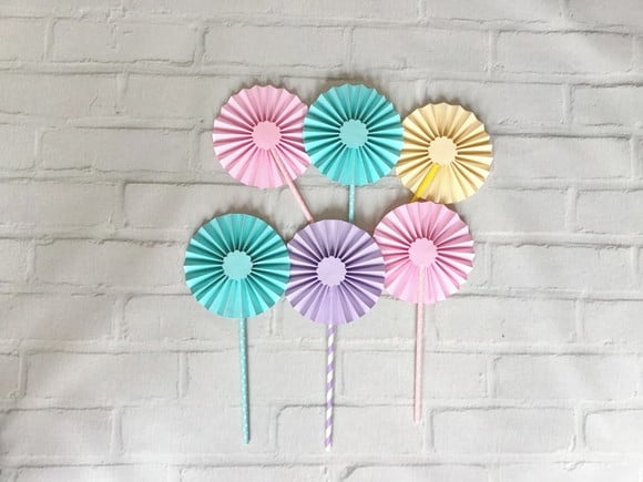 Candy Fioratas no Canudo Americano Decoração Mesa - Imagem 2