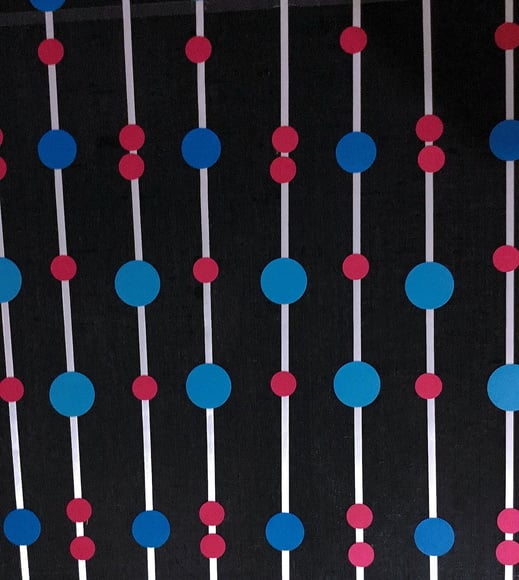 Painel de POÁS Cortina Scrap RED and BLUE - Imagem 2