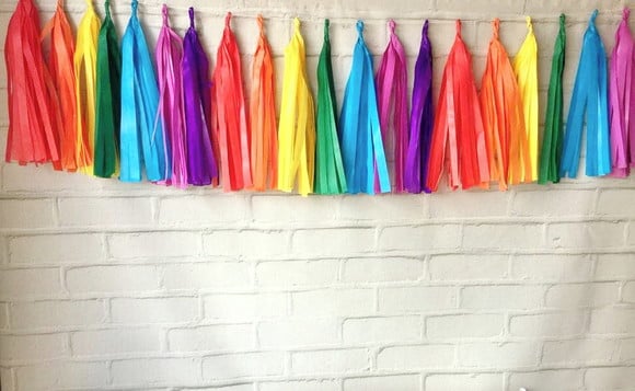 ARCO-IRIS Varal de Franjas Cores NOW UNITED - Imagem 2