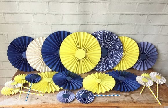Fioratas e Mini Fioratas no Canudo Americano Azul e Amarelo - Imagem 2