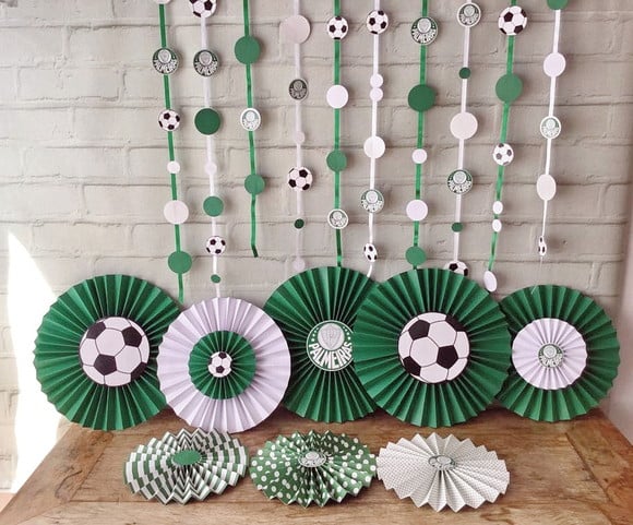 Festa FUTEBOL SUPER Kit Fioratas e Fitas de Poás ALVIVERDE - Imagem 2
