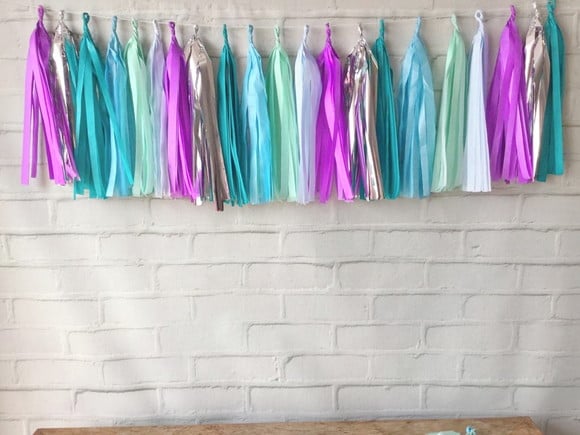 Varal de Franjas Decoração Tassel FROZEN - Imagem 2
