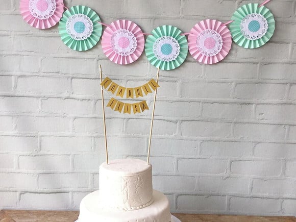 Varal de Mini FIORATAS com Renda CANDY COLORS - Imagem 3