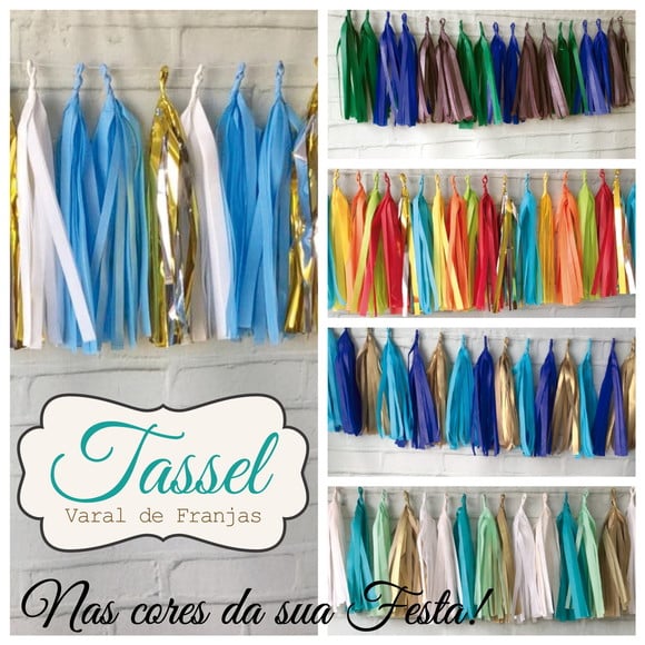Cordão de Franjas Tassel Festa Craft Luxo Mini - Imagem 4